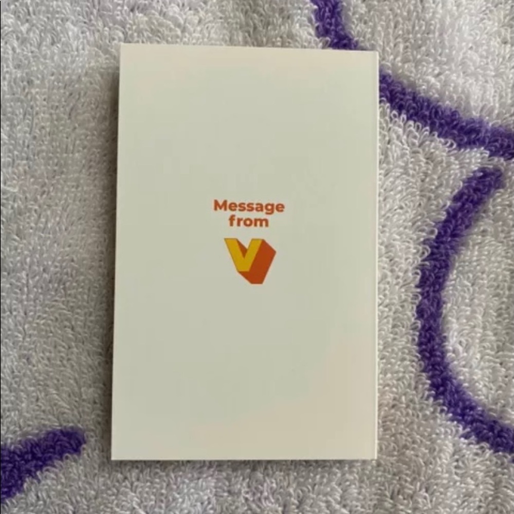 🧡BTS OFFICIAL Butter Album V Message Card🧡
